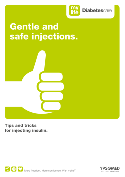 Gentle and safe injections.