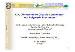 CO2 Conversion to Organic Compounds and Polymeric Precursors