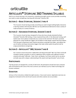 Storyline 360 - Yukon Learning