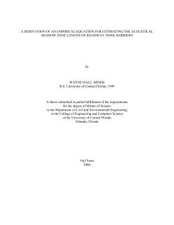 A DERIVATION OF AN EMPIRICAL EQUATION FOR ESTIMATING