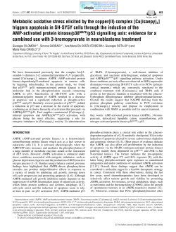 Metabolic oxidative stress elicited by the copper(II)