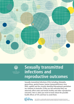 STIs and Reproductive Outcomes - Fertility Society of Australia