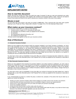 EXPLANATORY NOTES How to read this document Words