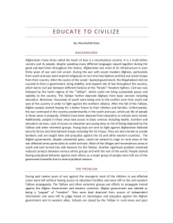 educate to civilize - Institute for Cultural Diplomacy