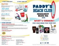 Shark Bite - Paddy`s Beach Club