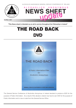 Oct/Nov 2011 News Sheet