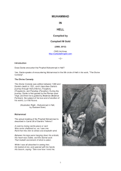 Muhammad In Hell - Dante