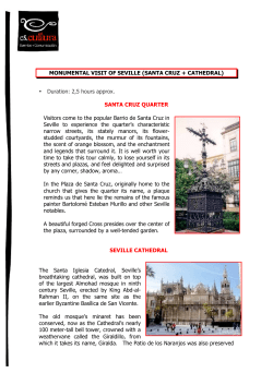 MONUMENTAL VISIT OF SEVILLE (SANTA CRUZ + CATHEDRAL