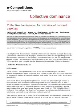 Collective dominance