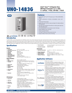 Datasheet - Advantech