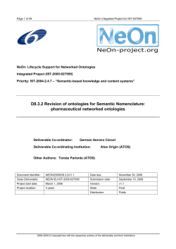 3. Applying the Methodology to the Semantic