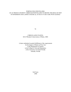 portraying pointillism