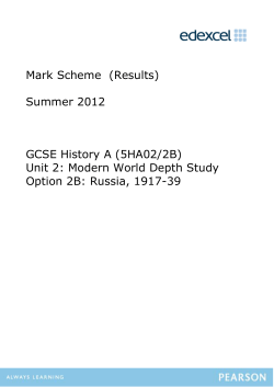 Mark Scheme - Edexcel