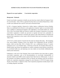 Cross-border cooperation - European Commission