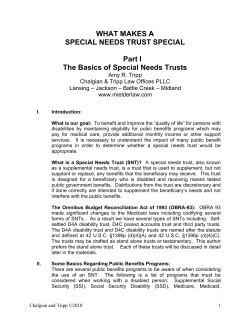 Amy Tripp - Michigan Guardianship Association