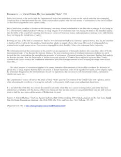 Palmer Raids activity