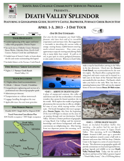 DEATH VALLEY SPLENDOR