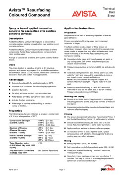 Avista&trade; Resurfacing Coloured Compound