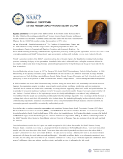 regina k. crawford - NAACP Ventura County