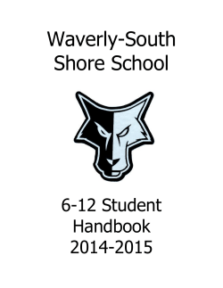 6-12 Student Handbook 2014-15