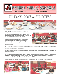 Pi Day 2017 = Success