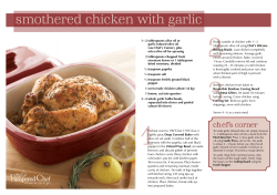 smothered chicken with garlic