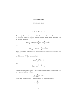 Solutions to Homework 3 - Department of Mathematics