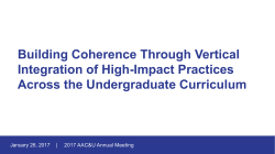 Building Coherence Through Vertical Integration of High