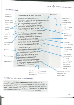 IOC Student Exemplar-Dulce Et Decorum Est