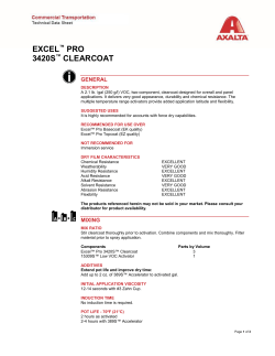 excel pro 3420s clearcoat