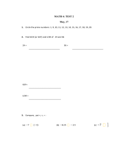 MATH 4: TEST 2 May, 17