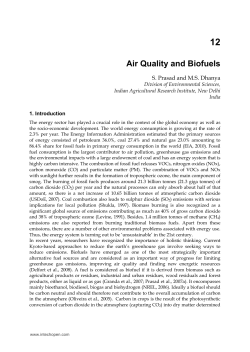 Air Quality and Biofuels