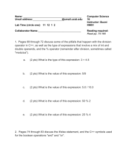 1. Pages 69 through 72 discuss some of the pitfalls that happen with