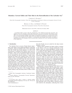 Boundary Current Eddies and Their Role in the Restratification of