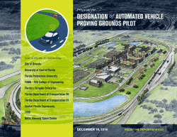 Central Florida Automated Vehicle (AV) Partnership