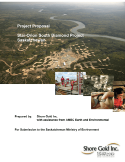 Shore Gold Diamond Project