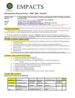 Physical Geology 1114