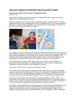 upscaling a migrant`s enterprise through access to