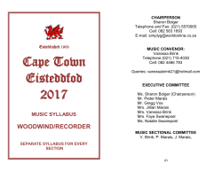 Cape Town Eisteddfod 2017 - CAPE TOWN EISTEDDFOD-Home