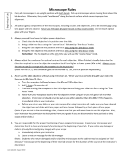 Microscope Rules - Mat