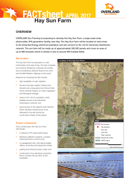 Fact Sheet - Hay Sun Farm