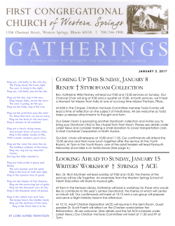 coming up this sunday, january 8 renew &dagger; styrofoam collection