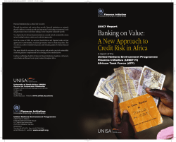 A New Approach to Credit Risk in Africa