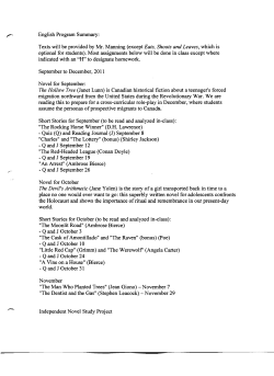 English Program Summary