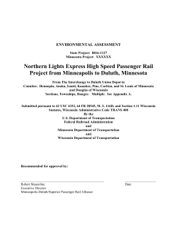 NLX environmental assessment