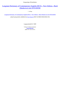 Longman Dictionary of Contemporary English (DCE) - Beck-Shop