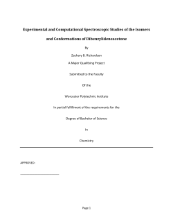 Experimental and Computational Spectroscopic Studies