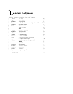 Lammas Ladymass