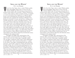 Siena and the Widow - Iowa Research Online