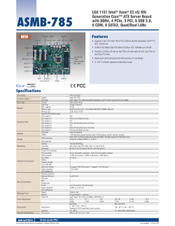 Datasheet - Advantech